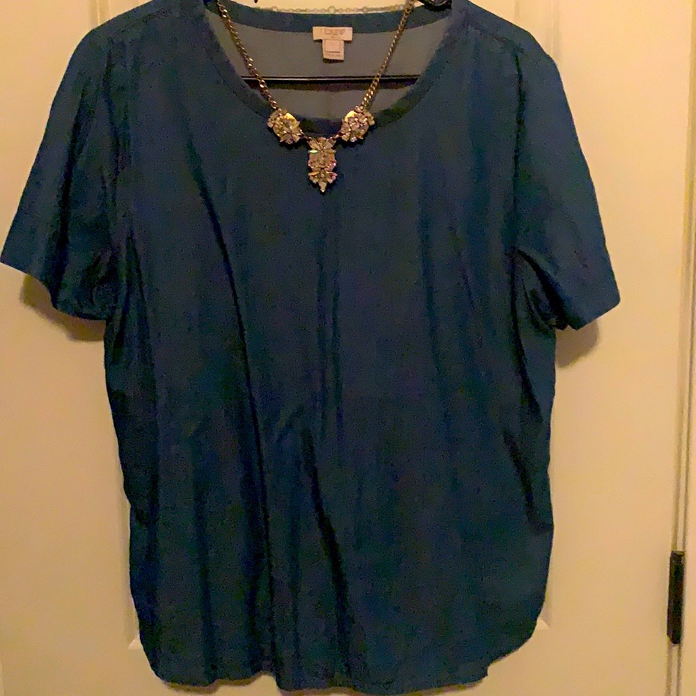 J. Crew Denim  stretch top